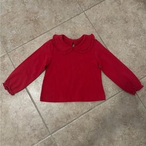 H&M Vibrant Red Long Sleeve Kids Top